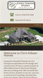 Mobile Screenshot of chrisgibsonhomes.com
